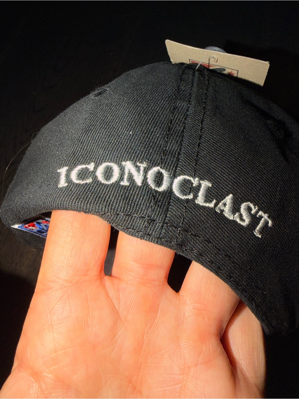 Black J100 Embroidered Baseball Cap Algemeiner Jewish NWT never worn - Picture 4 of 6